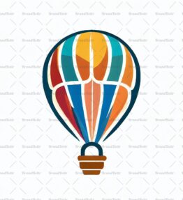 Reisender Heißluftballon